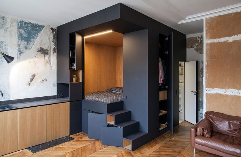 12 Ý tưởng Thiết kế Căn hộ Studio Nhỏ (2020) - Hiện đại - LUFA - Nội thất cao cấp (Website chính thức của Công ty cổ phần Nội thất FAMI)